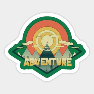 Mountain Adventure Sticker